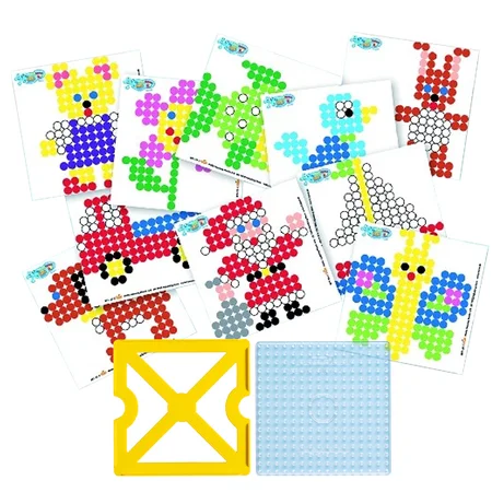 Hama maxiperler sæt med motivplade