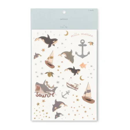 Konges Sløjd tatoveringer, blue