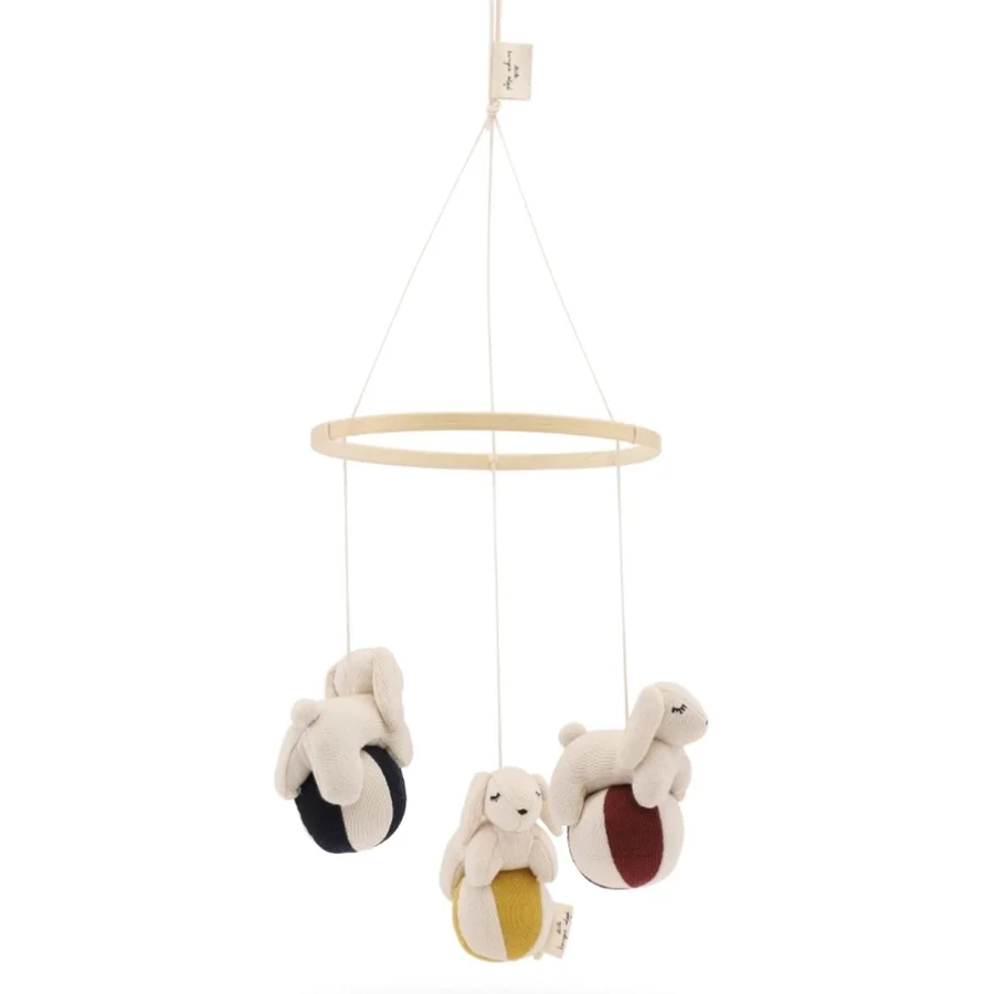 Konges Sløjd uro med kaniner og bolde