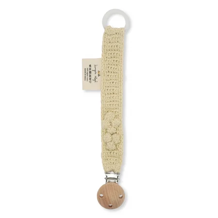 Konges Sløjd hæklet suttesnor, lemon