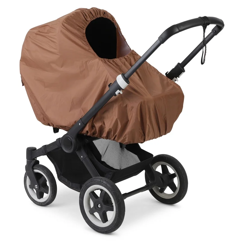 Konges Sløjd regnslag til barnevogn, Cognac