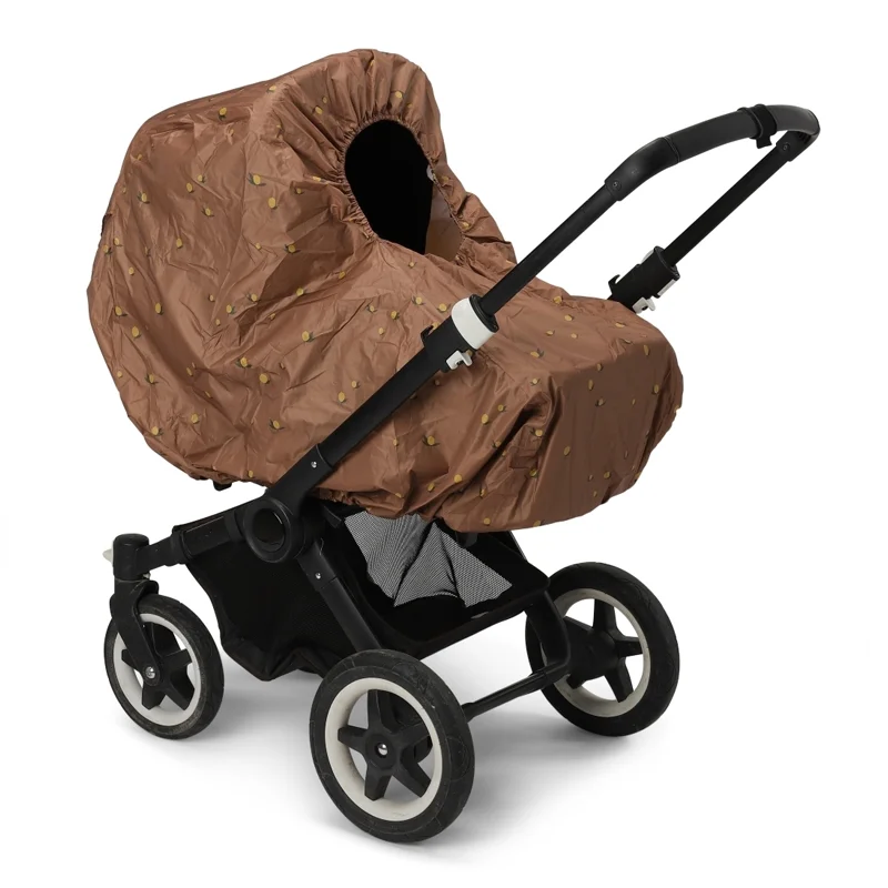 Konges Sløjd regnslag til barnevogn, Lemon Brown