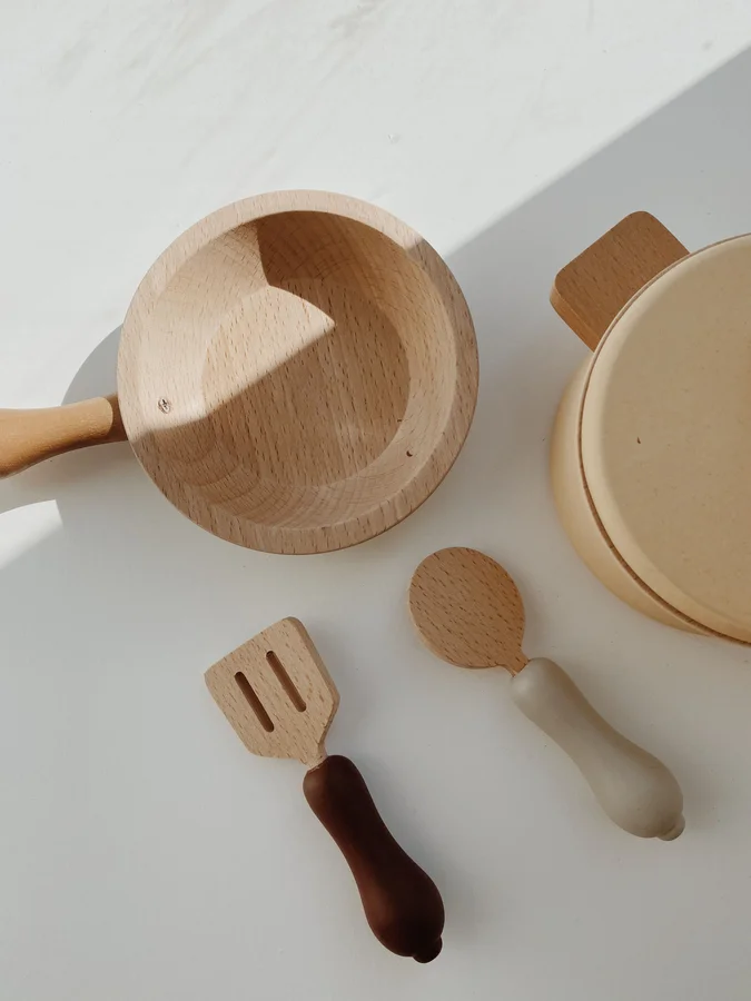 Konges Sløjd potter og pander i træ