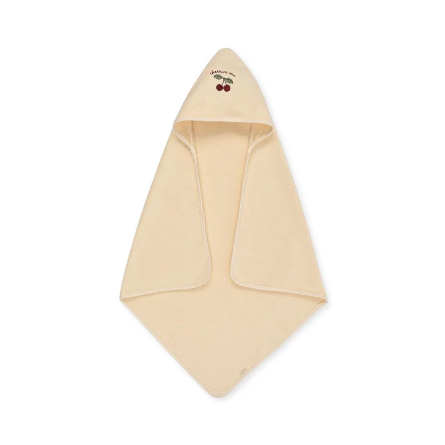 Konges Sløjd Terry håndklæde m broderi, cherry