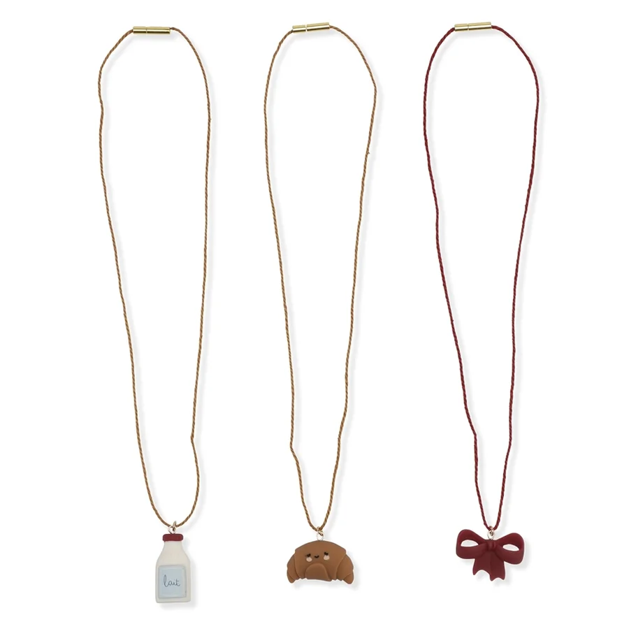 Konges Sløjd 3-pak halskæder, Bon Appetit