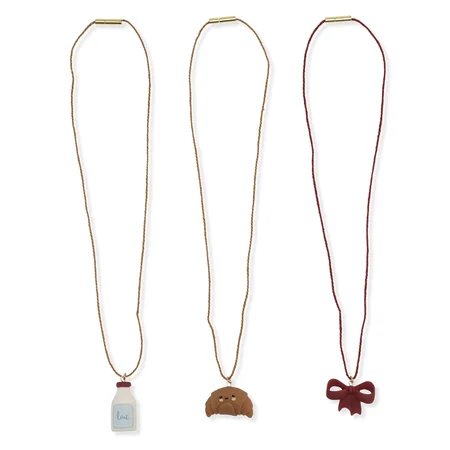 Konges Sløjd 3-pak halskæder, Bon Appetit