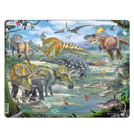 Larsen Puslespil, Dinosaurer - 33 brikker