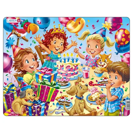 Larsen puslespil, Fødselsdagsfest - 20 brikker