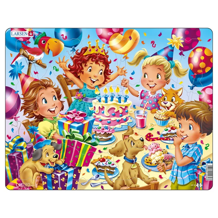 Larsen puslespil, Fødselsdagsfest - 20 brikker