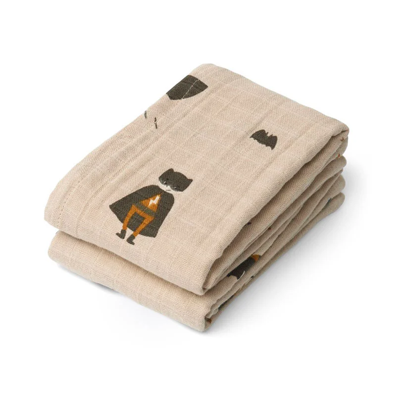 Liewood 2-pak stofbleer, Superhero/dune