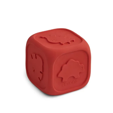 Liewood naturgummi terning, Apple red