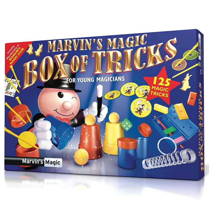 Marvins Magic tryllesæt, stor æske med 125 tricks