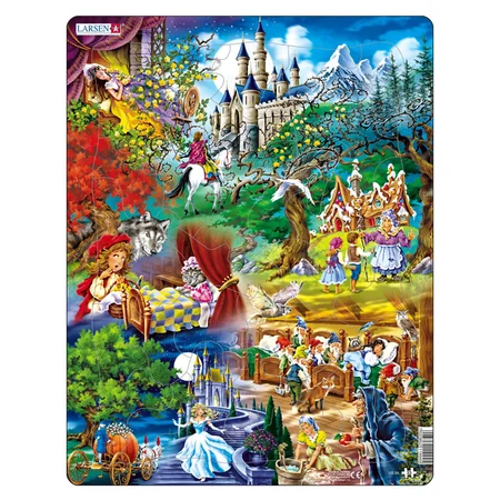 Larsen puslespil, Grimms eventyr - 33 brikker