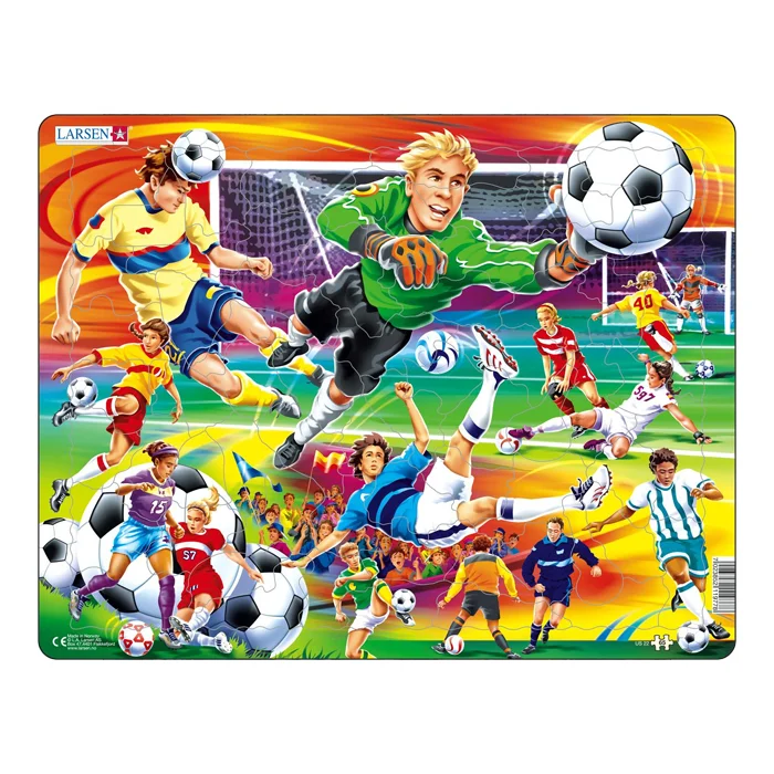 Larsen puslespil, fodbold - 65 brikker