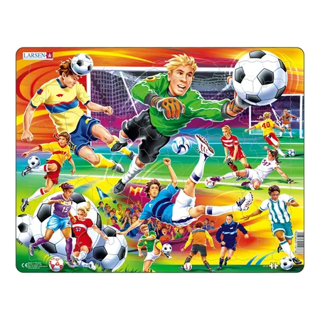 Larsen puslespil, fodbold - 65 brikker