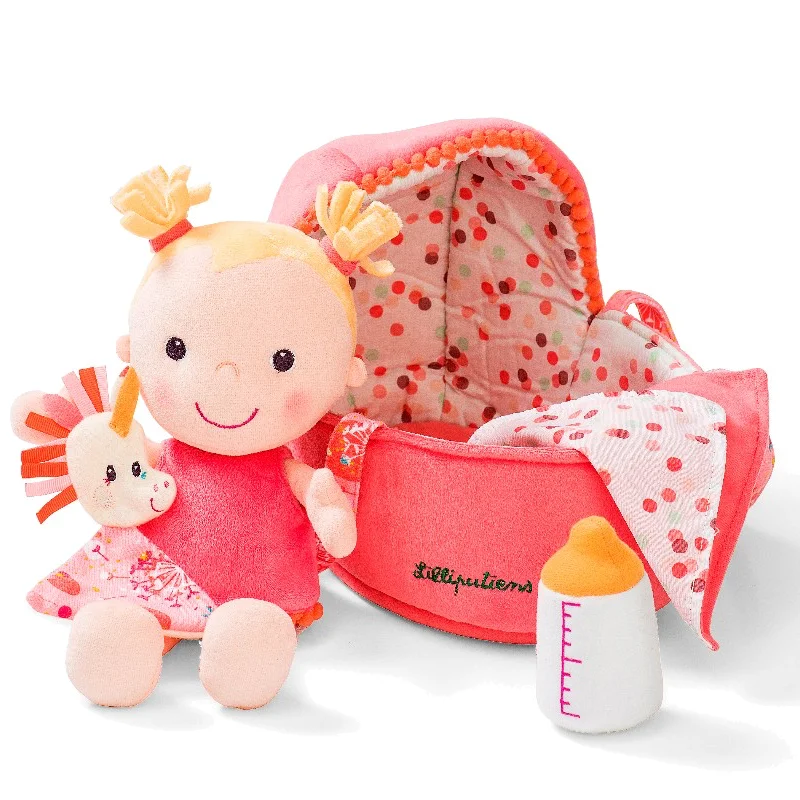 Lilliputiens blød dukke Louise med tilbehør