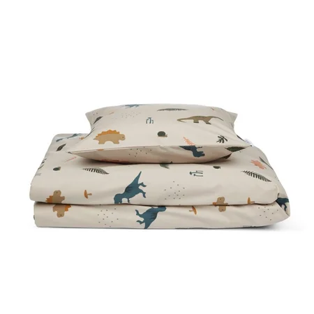 Liewood junior sengetøj, dino dark sandy