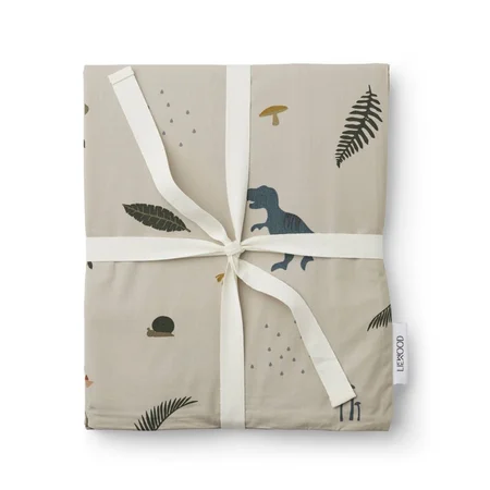 Liewood junior sengetøj, dino dark sandy