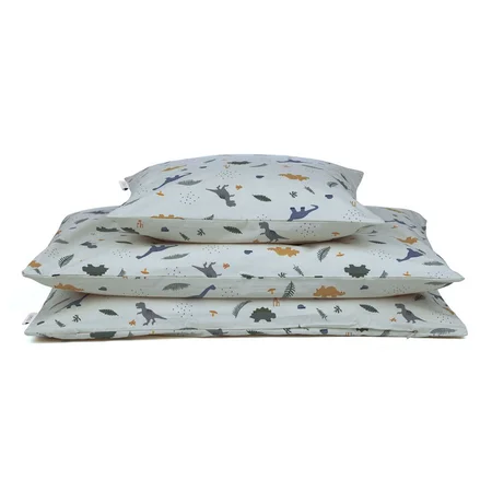 Liewood voksen sengetøj, dino dove blue mix