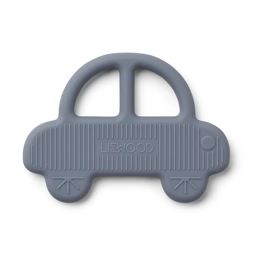 Liewood silicone bidering, blå bil