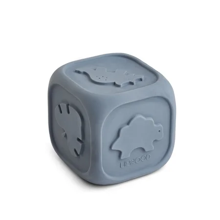 Liewood naturgummi terning, Stormy blue