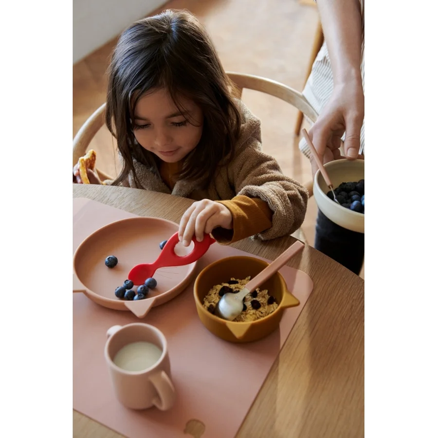 Liewood silikone spisesæt, Cat rose 