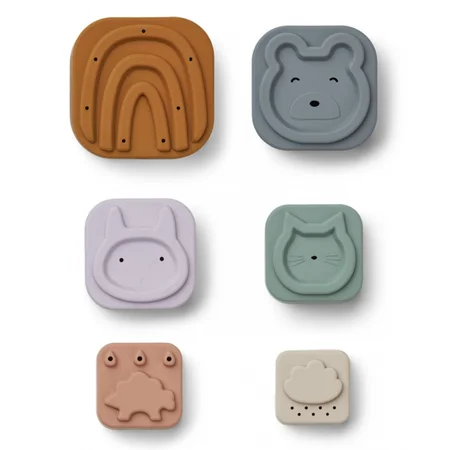 Liewood stableklodser i silicone, multi mix