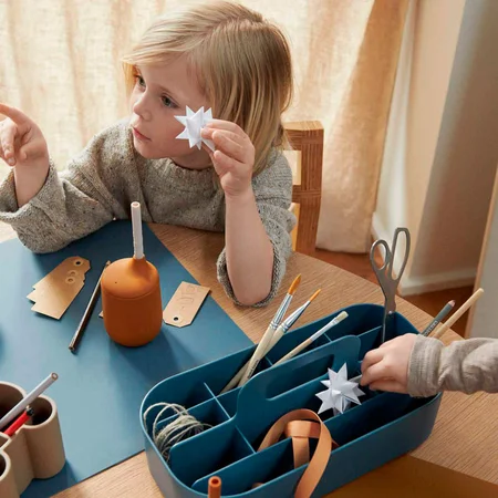 Liewood silikone underlag, Blue mix