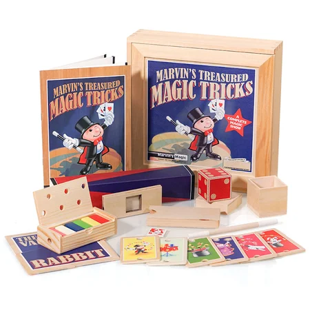 Marvins Magic tryllesæt i træ-æske