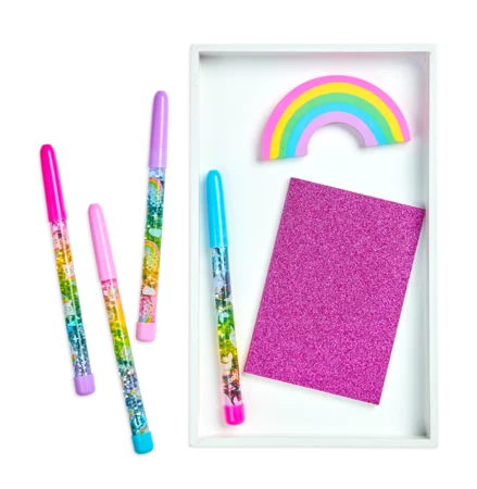 Ooly kuglepen med regnbueglitter