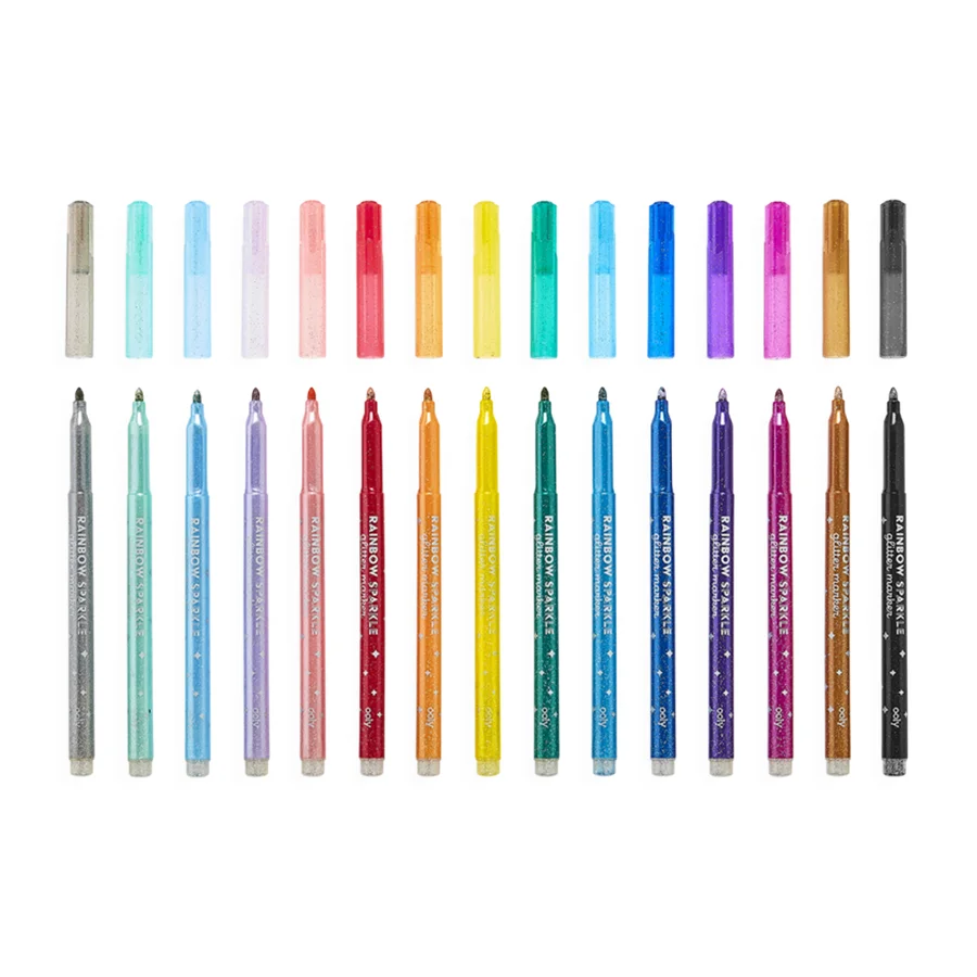 Ooly Rainbow Sparkle Glitter Markers