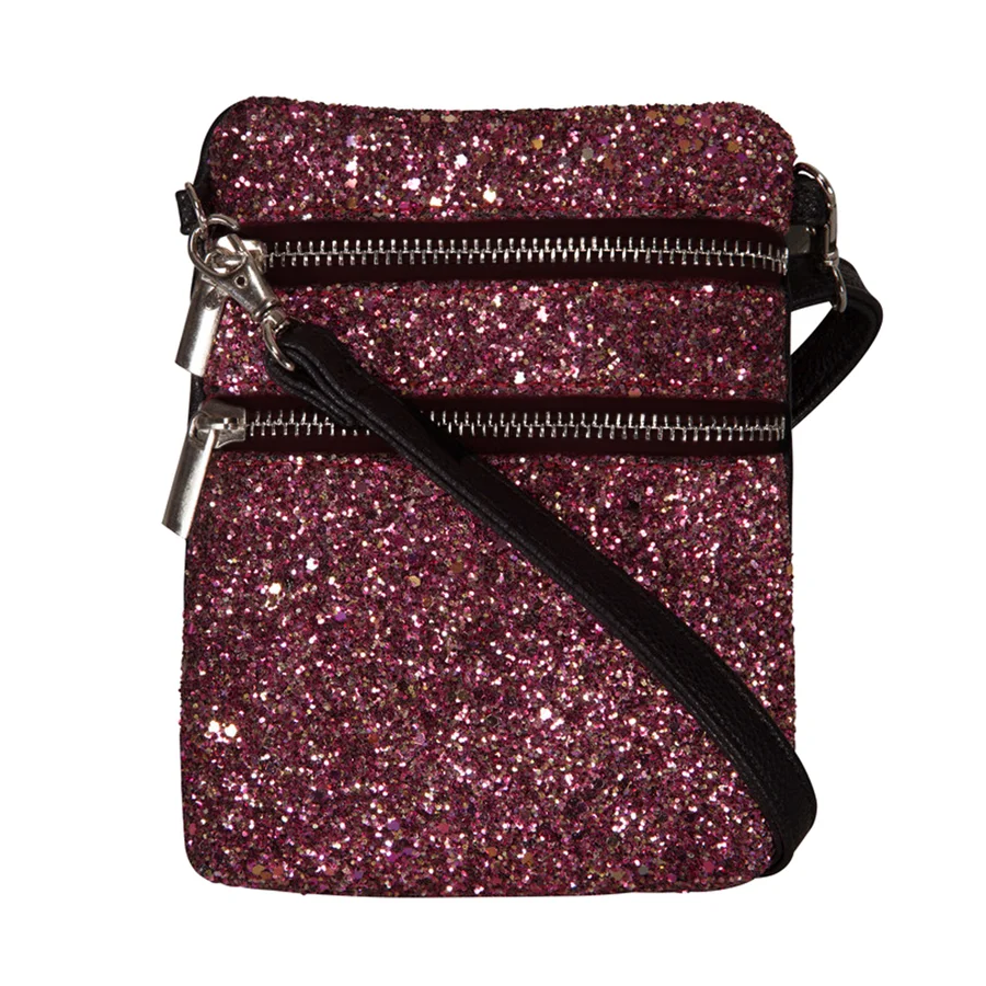 Sofie Schnoor taske med glimmer - red