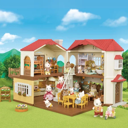 Sylvanian Families byhus med lys