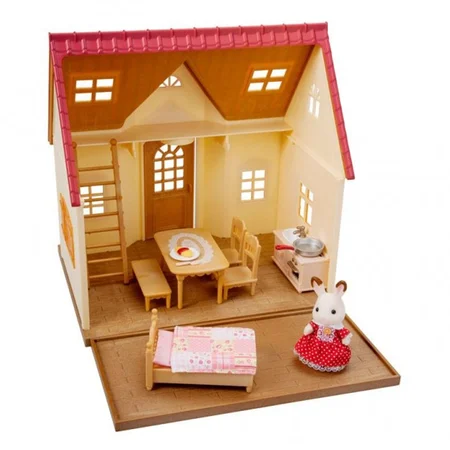 Sylvanian Families, Cosy Cottage inkl møbler