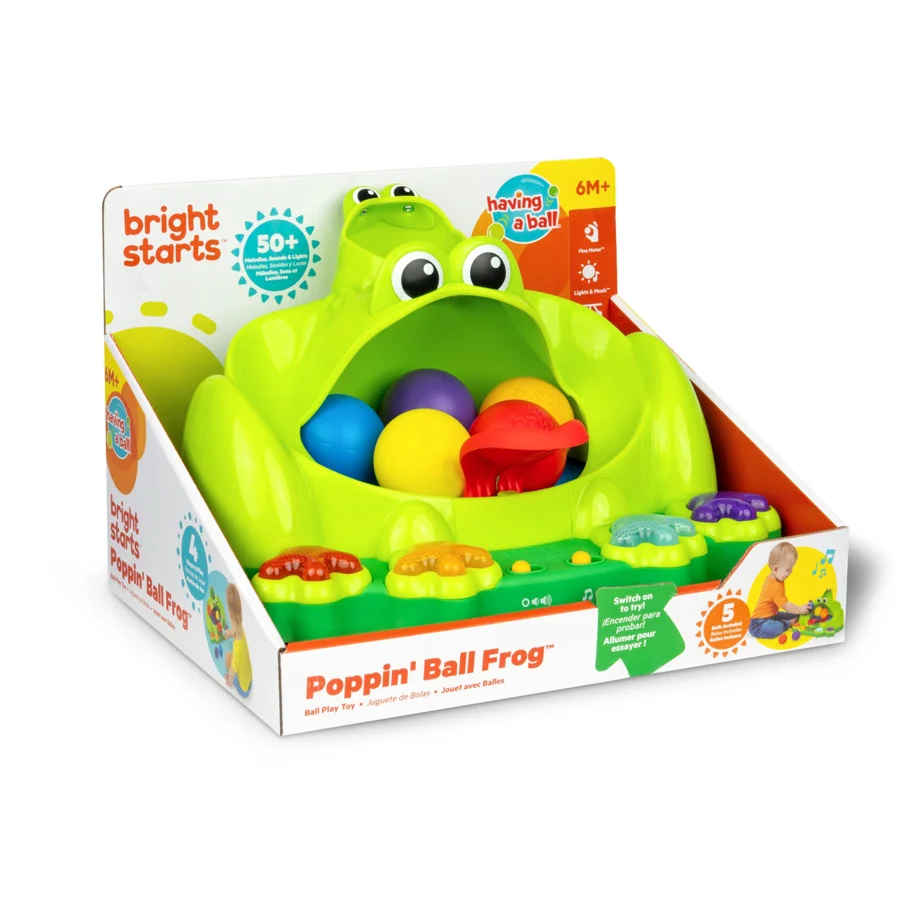Bright Starts Poppin' Ball Frog™ Ballspiel