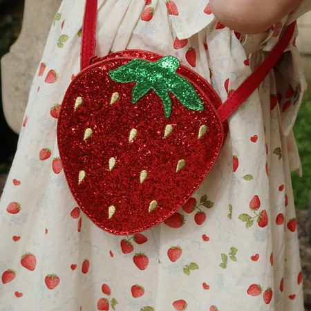 Konges Sløjd tut skuldertaske, jordbær