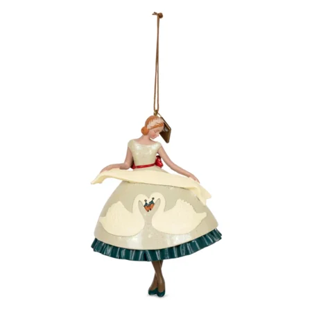 Konges Sløjd ballerina med svane ophæng