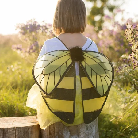 Great Pretenders Humlebi glitter sæt, str 4-6 år