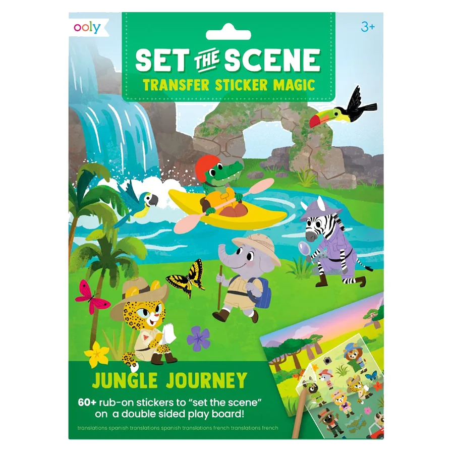 Set The Scene Transfer Stickers, Jungle Journey