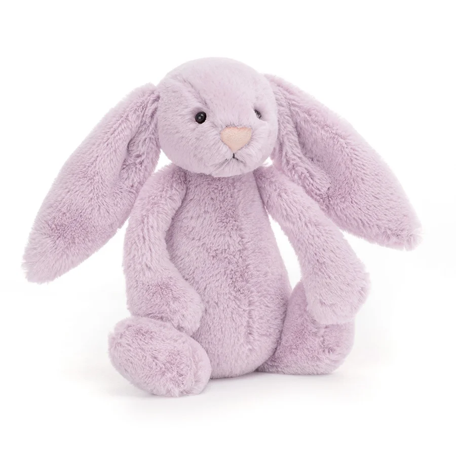 Jellycat Bashful kanin, Lilac - 31 cm