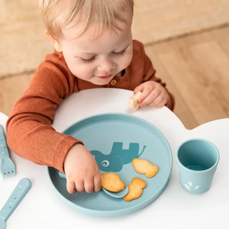 Done by Deer Tallerken, Elphee, blue