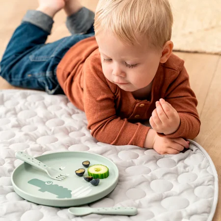 Done by Deer Tallerken, croco, green