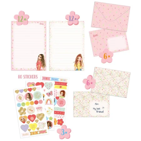 TOPModel brevpapir sæt, Flower Berry