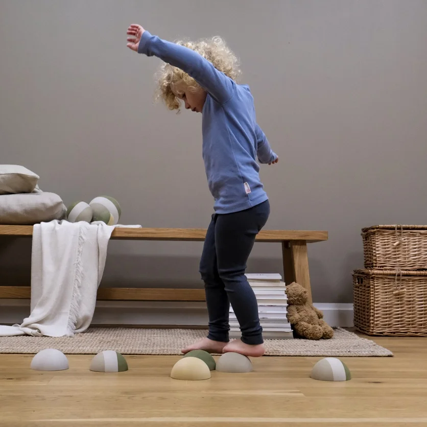 bObles tumlesten, 6 stk - Moss