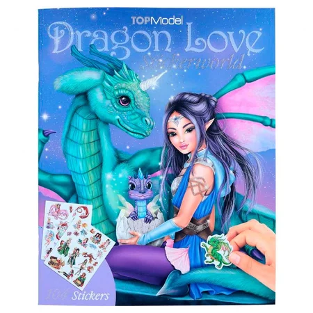 TOPModel Stickerworld, dragon love
