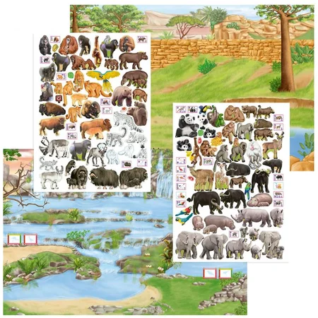 Create your Zoo Aktivitetsbog m/stickers