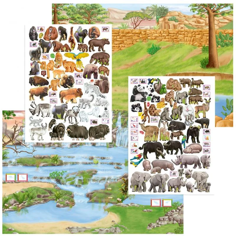 Create your Zoo Aktivitetsbog m/stickers