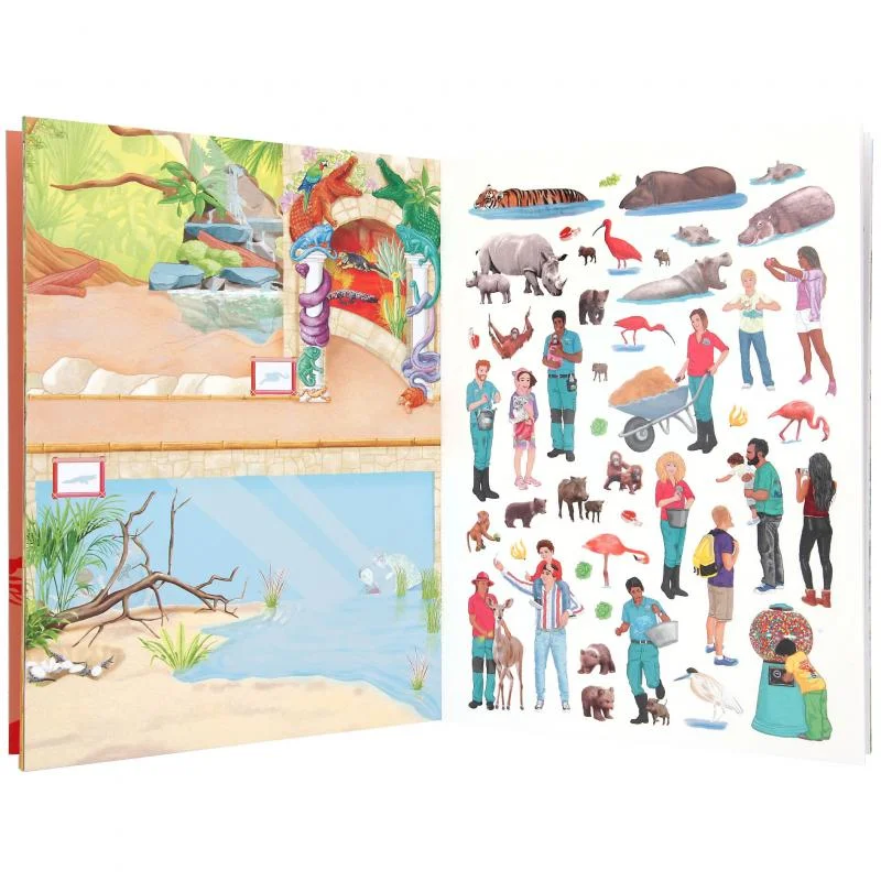 Create your Zoo Aktivitetsbog m/stickers