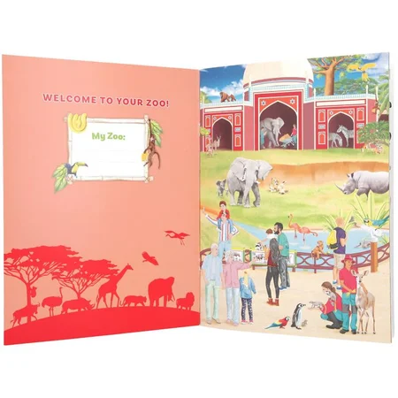 Create your Zoo Aktivitetsbog m/stickers