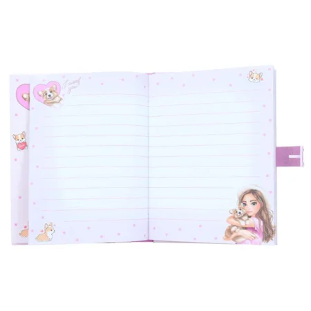 TOPModel Dagbog m/kode og musik corgi